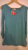Camiseta flecos